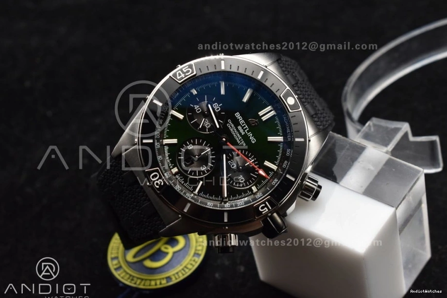 Chronomat Robber A Best Green Bracelet Dial Colorful 1:1 536 SS Edition BLSF B01 44mm On 0405